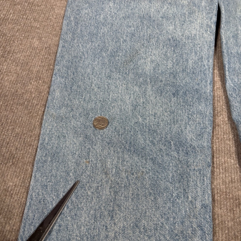 Vintage Levis 506 Jeans Mens 34x30 (Tag 36x30) Orange Tab Blue Denim Made In USA - Picture 12 of 16